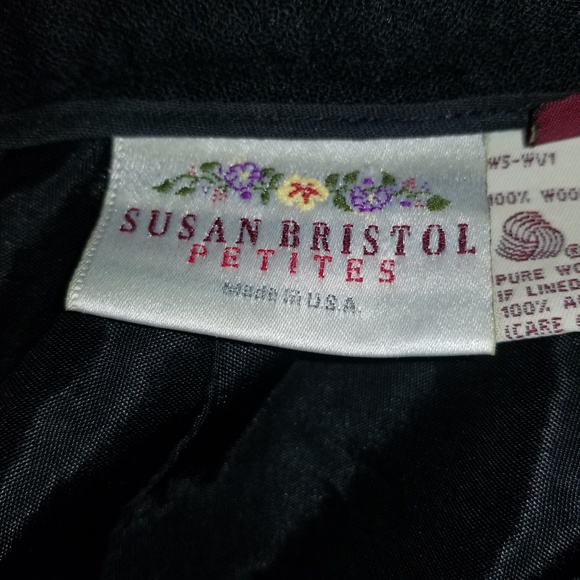 Susan Bristol PETITES  SIZE 10 PURE WOOL - Picture 3 of 6